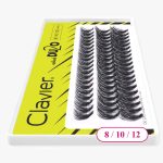 Ciglia a ciuffetti Clavier MIX 8-10-12 mm – DU2O Doppio Volume, duo